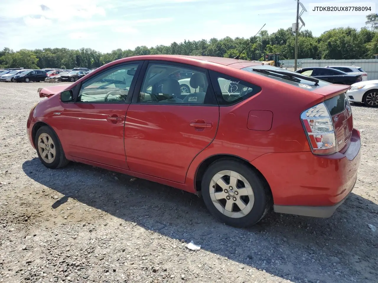 2008 Toyota Prius VIN: JTDKB20UX87788094 Lot: 62650975