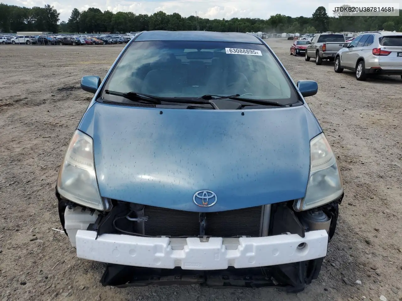 2008 Toyota Prius VIN: JTDKB20U387814681 Lot: 63088895