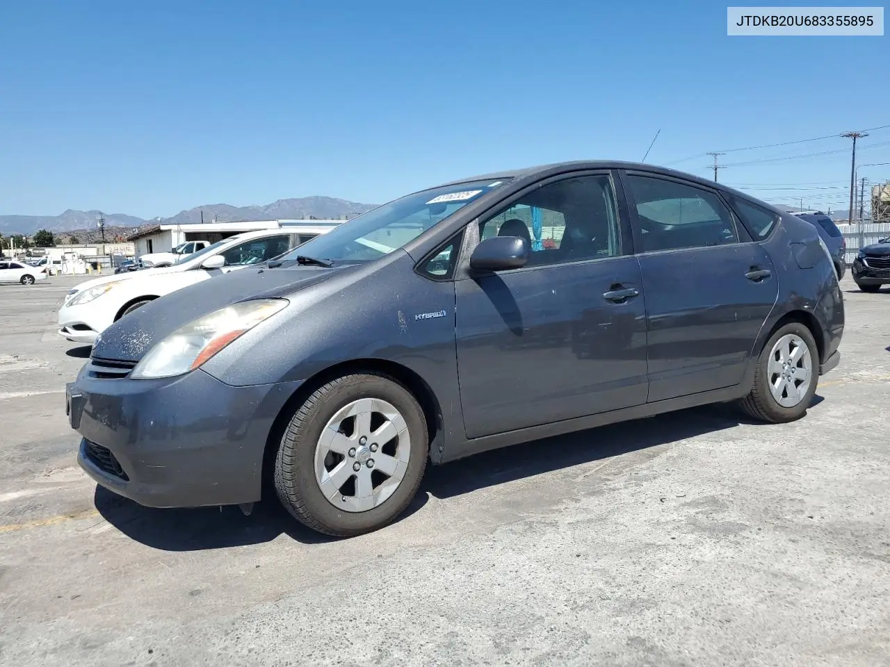 2008 Toyota Prius VIN: JTDKB20U683355895 Lot: 63162325