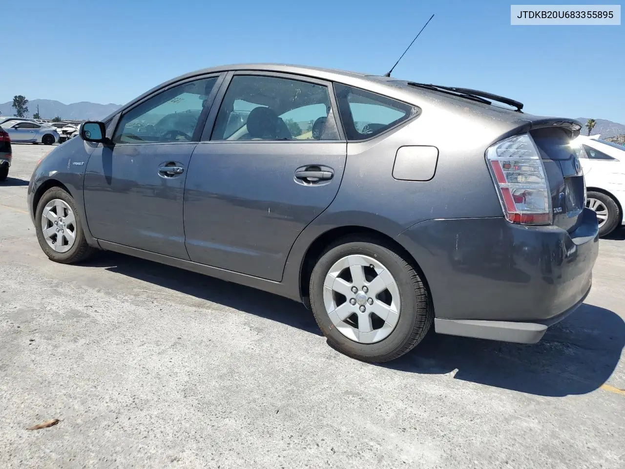 2008 Toyota Prius VIN: JTDKB20U683355895 Lot: 63162325