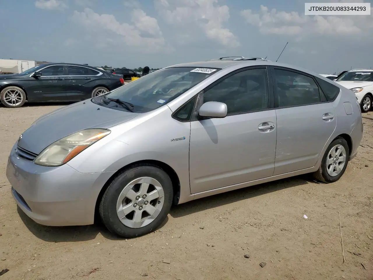 2008 Toyota Prius VIN: JTDKB20U083344293 Lot: 63340635