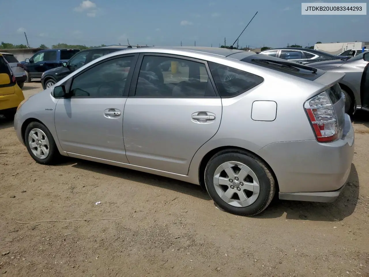 2008 Toyota Prius VIN: JTDKB20U083344293 Lot: 63340635