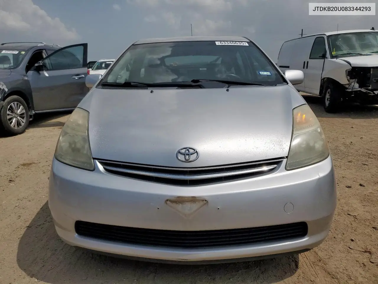 2008 Toyota Prius VIN: JTDKB20U083344293 Lot: 63340635
