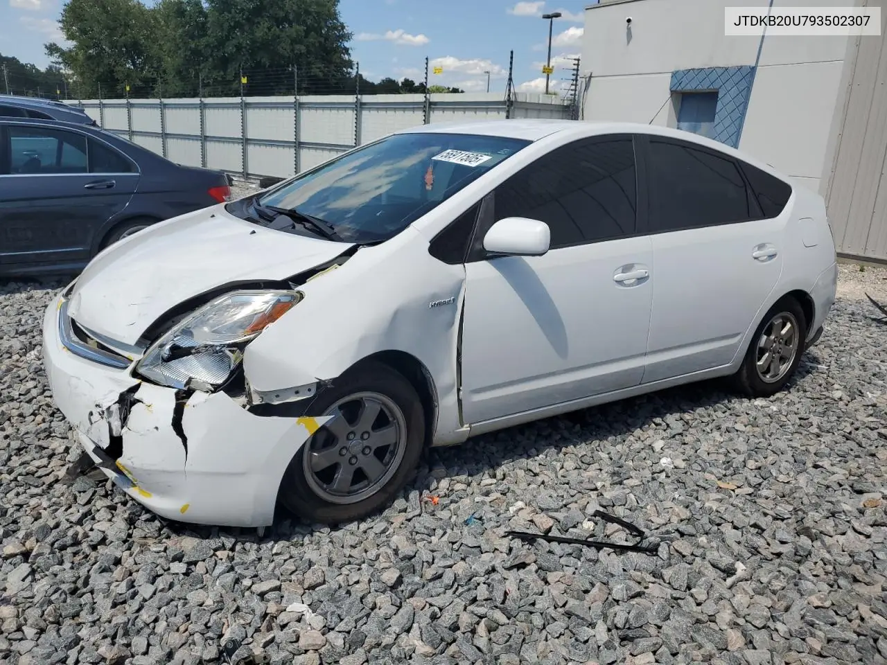 2009 Toyota Prius VIN: JTDKB20U793502307 Lot: 56911505