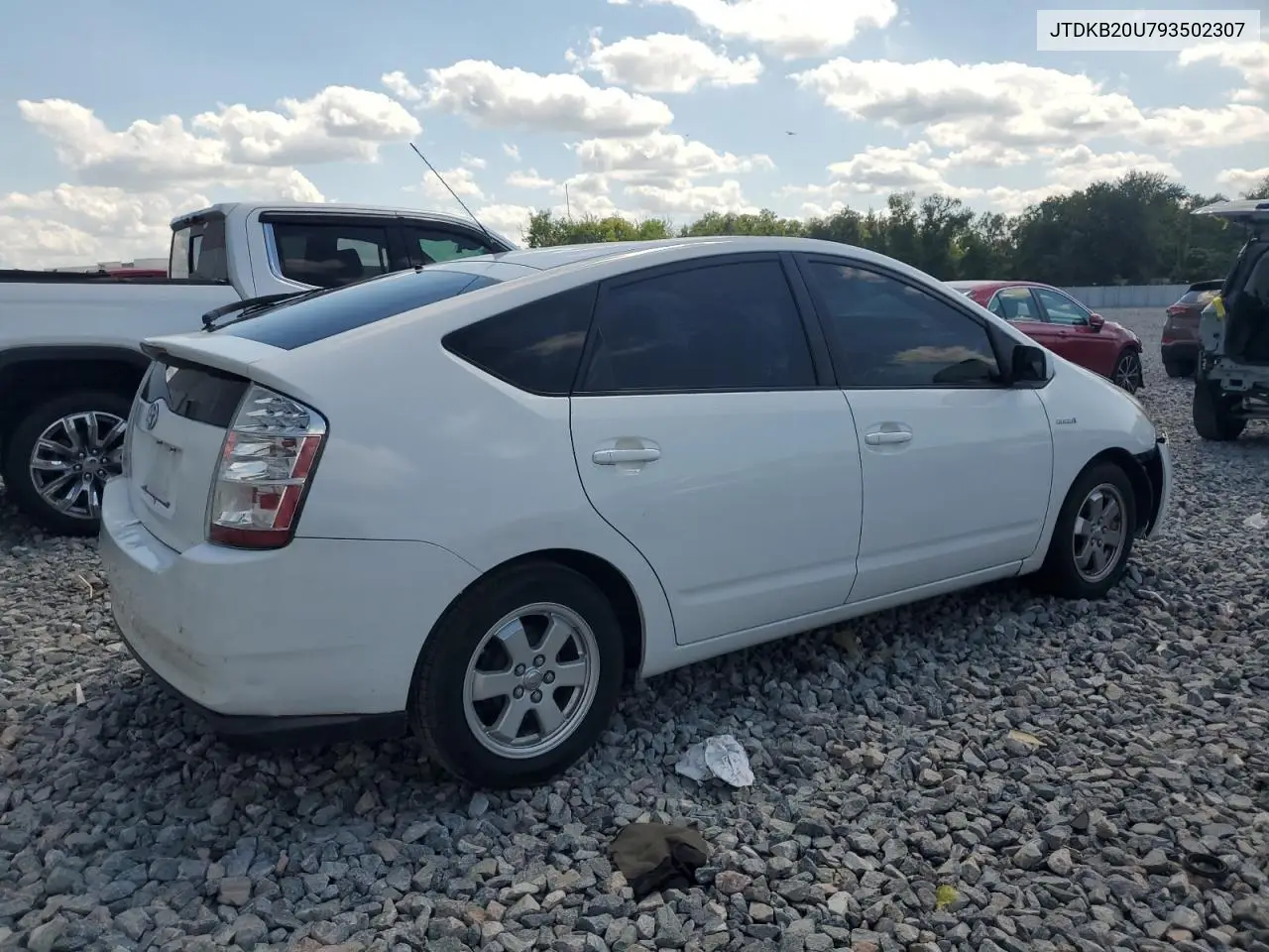 2009 Toyota Prius VIN: JTDKB20U793502307 Lot: 56911505