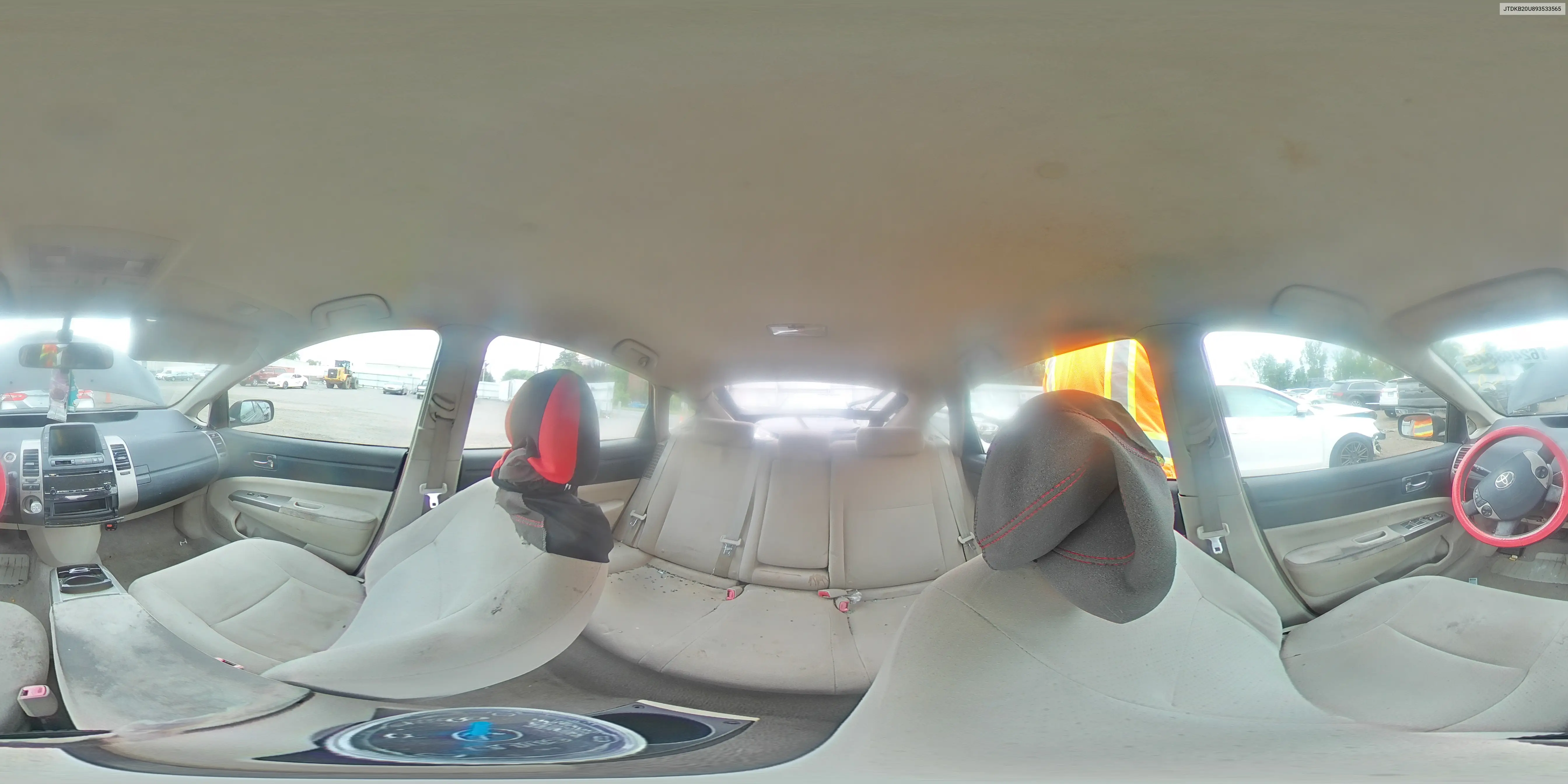 2009 Toyota Prius VIN: JTDKB20U893533565 Lot: 62498845