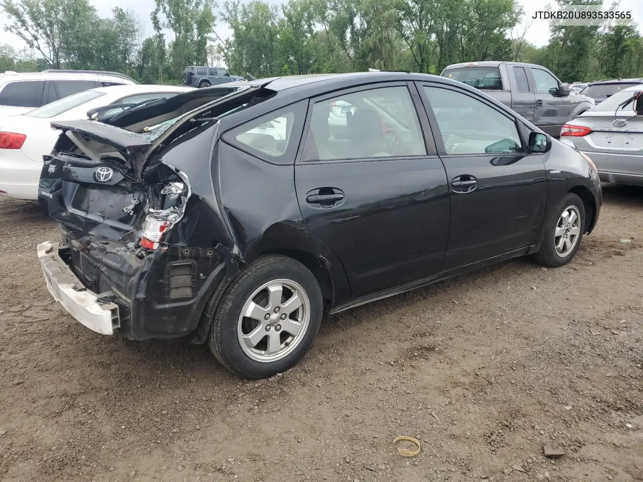2009 Toyota Prius VIN: JTDKB20U893533565 Lot: 62498845