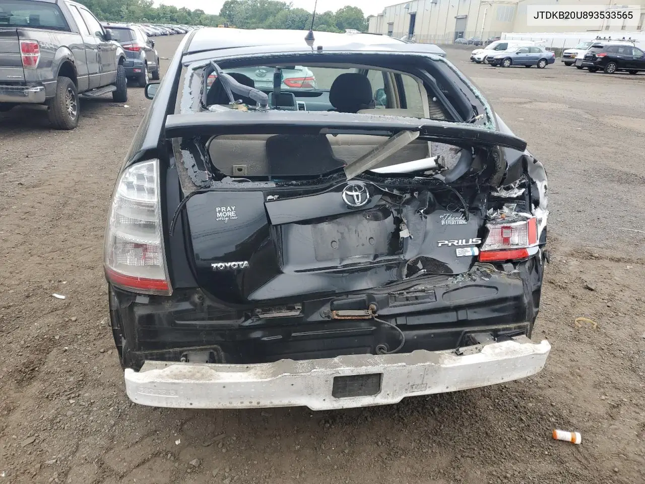 2009 Toyota Prius VIN: JTDKB20U893533565 Lot: 62498845