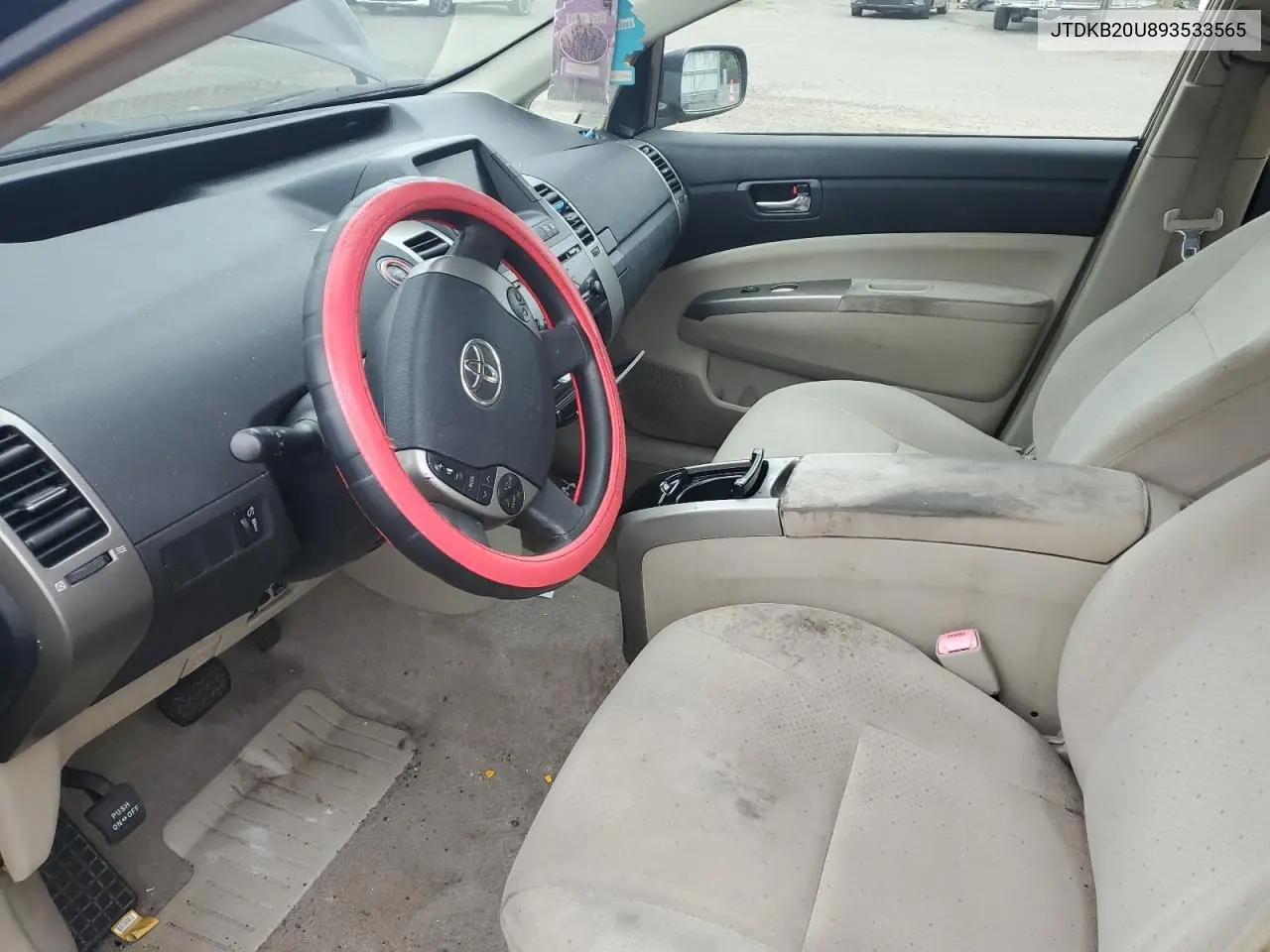 2009 Toyota Prius VIN: JTDKB20U893533565 Lot: 62498845