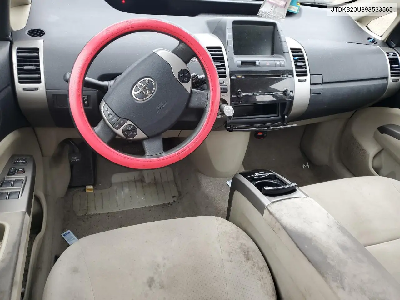 2009 Toyota Prius VIN: JTDKB20U893533565 Lot: 62498845