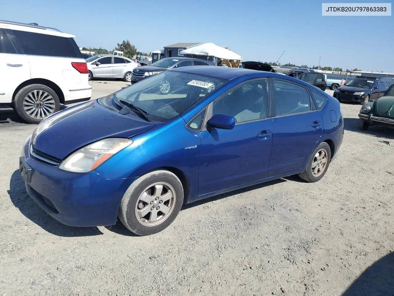 2009 Toyota Prius VIN: JTDKB20U797863383 Lot: 62905365