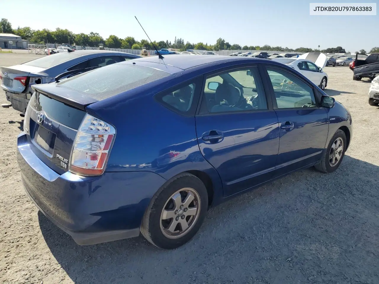 2009 Toyota Prius VIN: JTDKB20U797863383 Lot: 62905365