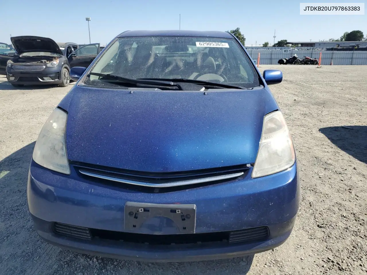 2009 Toyota Prius VIN: JTDKB20U797863383 Lot: 62905365