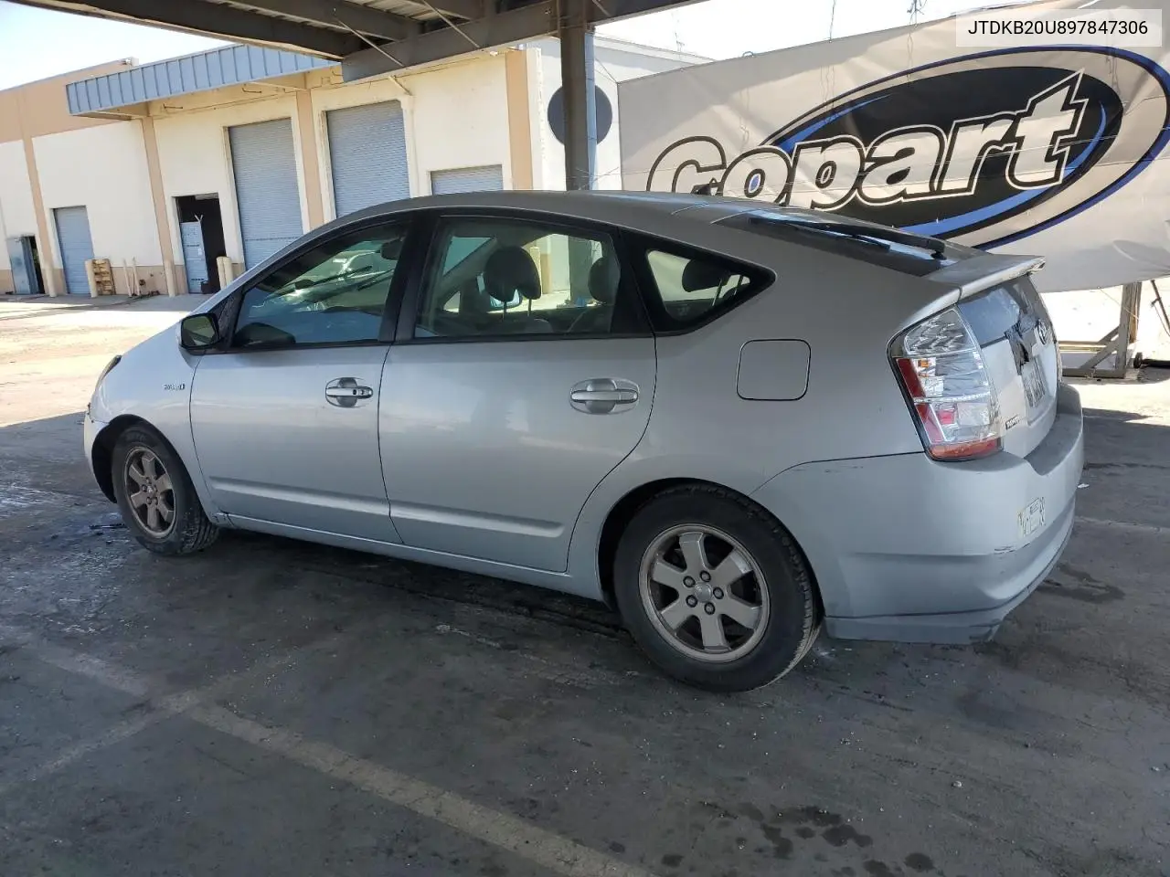 2009 Toyota Prius VIN: JTDKB20U897847306 Lot: 63106875