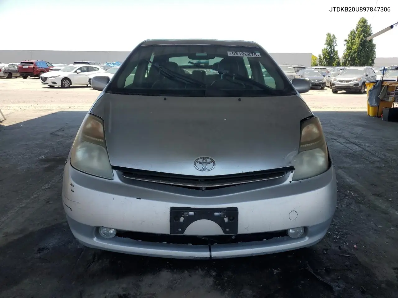 2009 Toyota Prius VIN: JTDKB20U897847306 Lot: 63106875