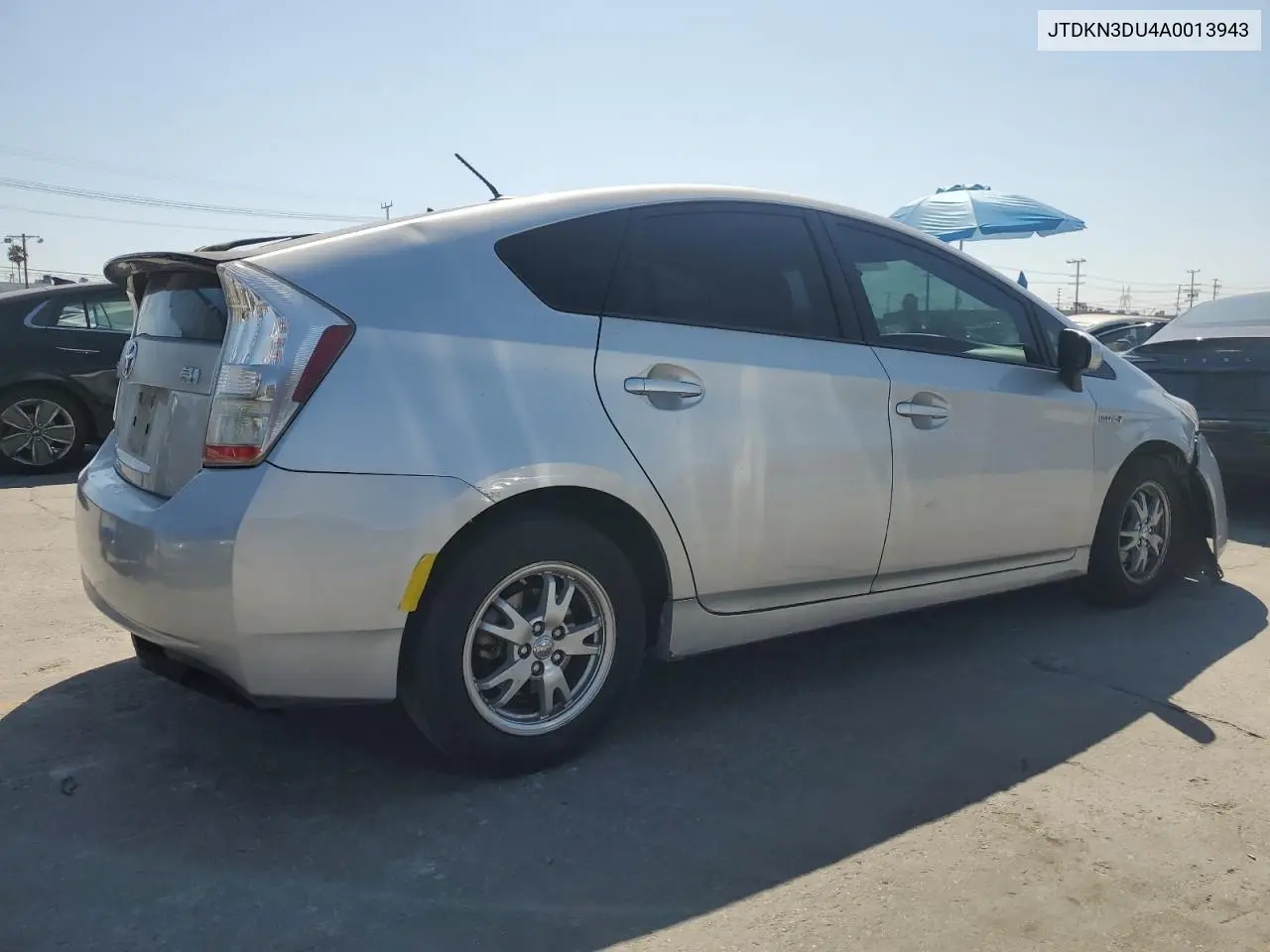 2010 Toyota Prius VIN: JTDKN3DU4A0013943 Lot: 63034035