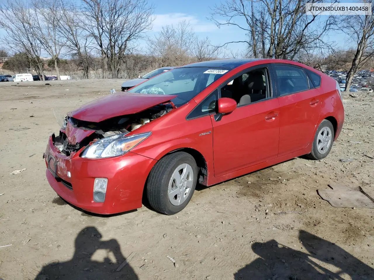 2011 Toyota Prius VIN: JTDKN3DUXB1400458 Lot: 46827805