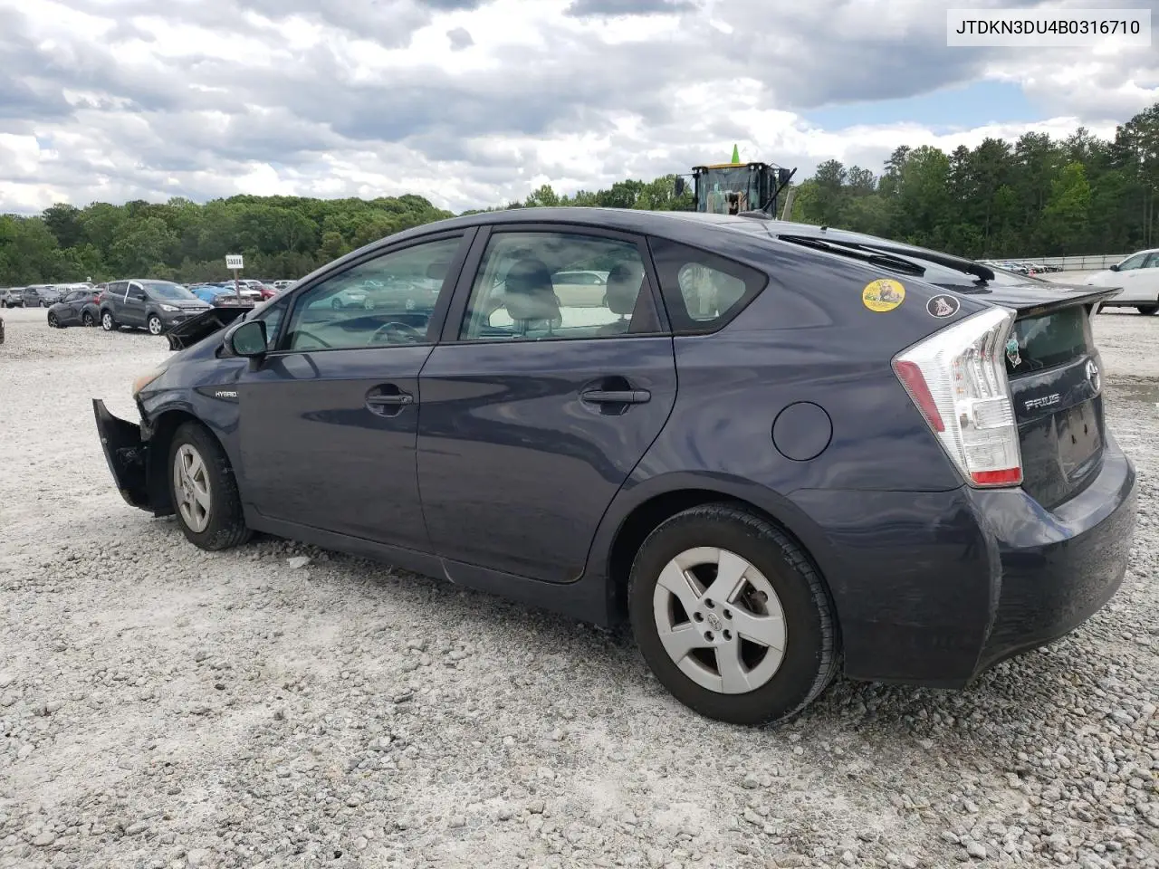 2011 Toyota Prius VIN: JTDKN3DU4B0316710 Lot: 55755025