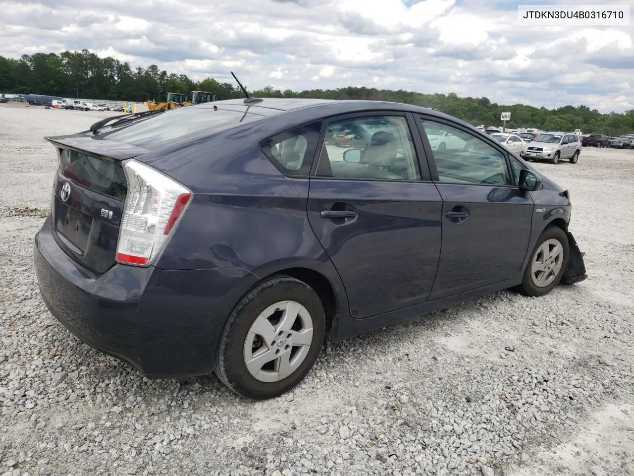 2011 Toyota Prius VIN: JTDKN3DU4B0316710 Lot: 55755025