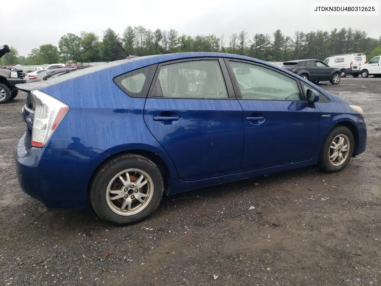 2011 Toyota Prius VIN: JTDKN3DU4B0312625 Lot: 56823185