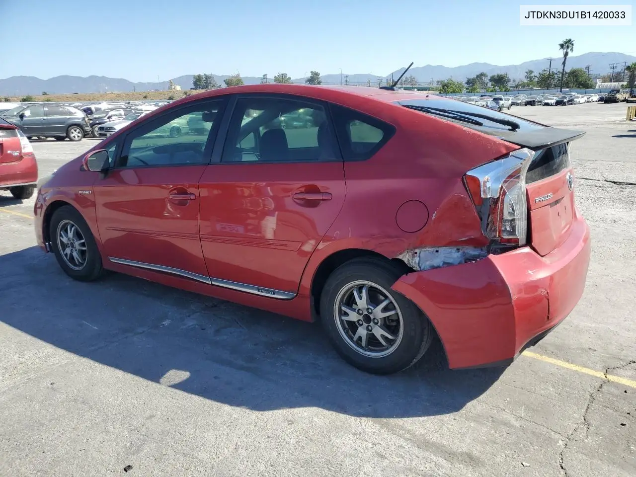 2011 Toyota Prius VIN: JTDKN3DU1B1420033 Lot: 57145255