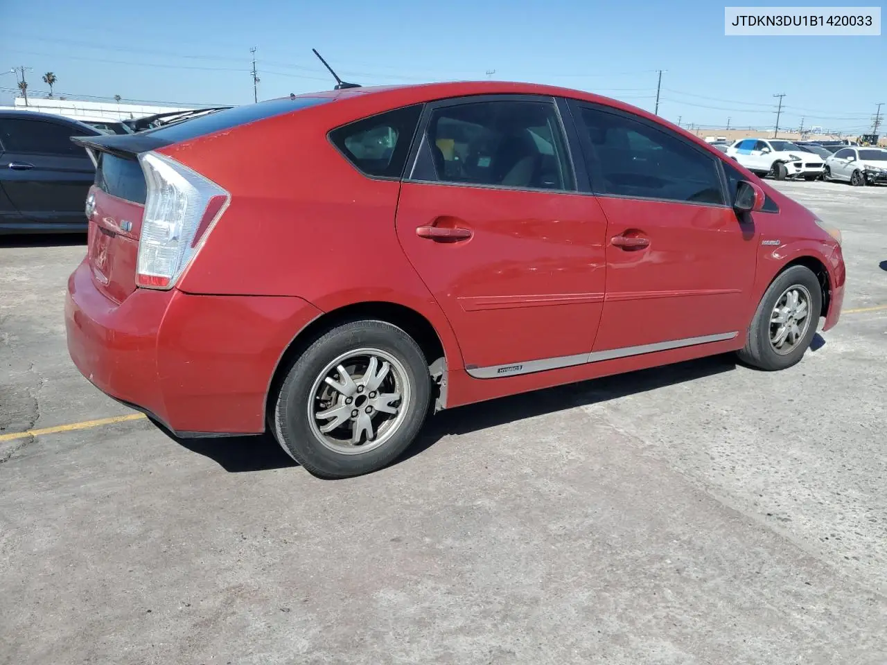 2011 Toyota Prius VIN: JTDKN3DU1B1420033 Lot: 57145255