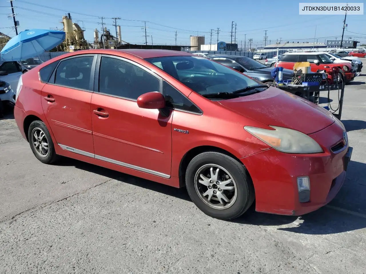 2011 Toyota Prius VIN: JTDKN3DU1B1420033 Lot: 57145255