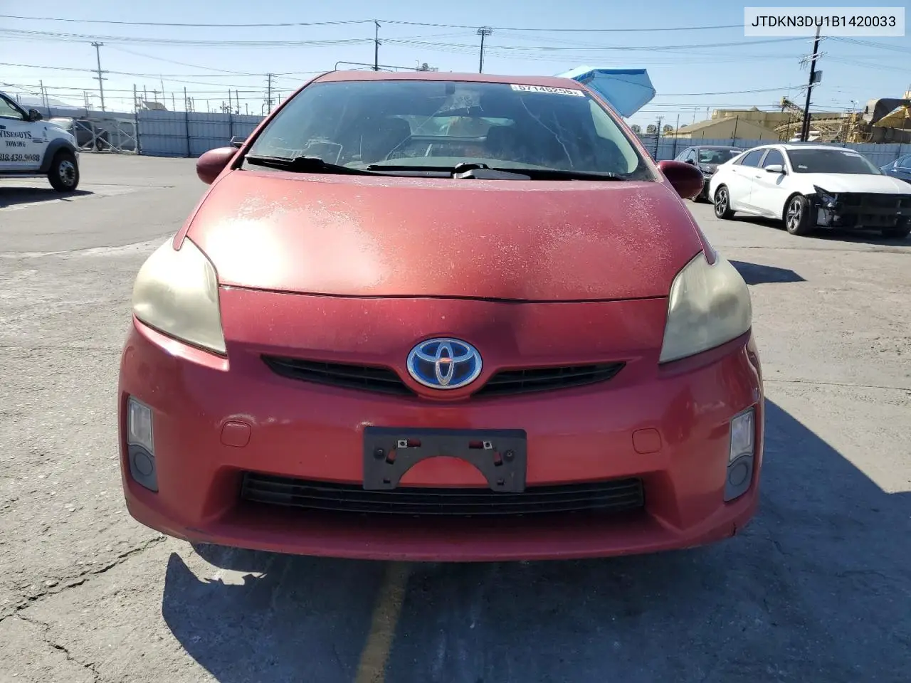 2011 Toyota Prius VIN: JTDKN3DU1B1420033 Lot: 57145255