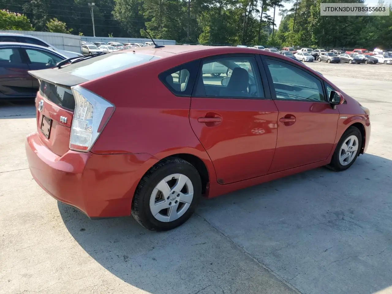 2011 Toyota Prius VIN: JTDKN3DU7B5355603 Lot: 62055535