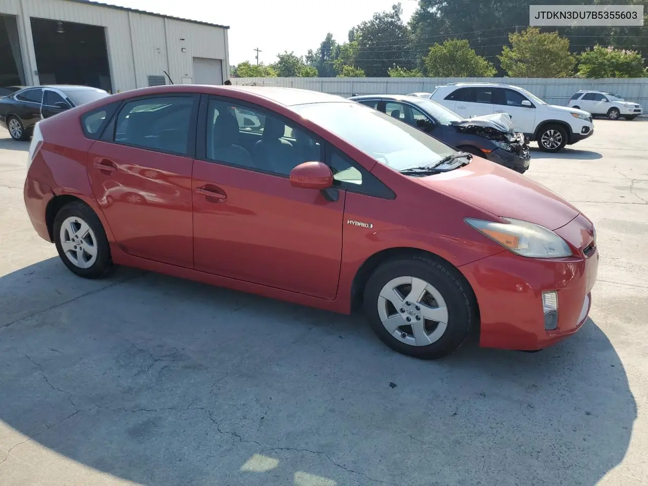 2011 Toyota Prius VIN: JTDKN3DU7B5355603 Lot: 62055535