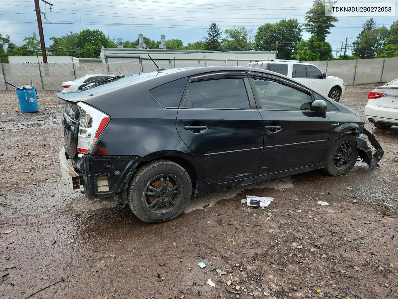 2011 Toyota Prius VIN: JTDKN3DU2B0272058 Lot: 62276555