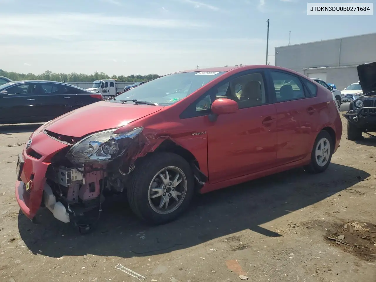 2011 Toyota Prius VIN: JTDKN3DU0B0271684 Lot: 62629085