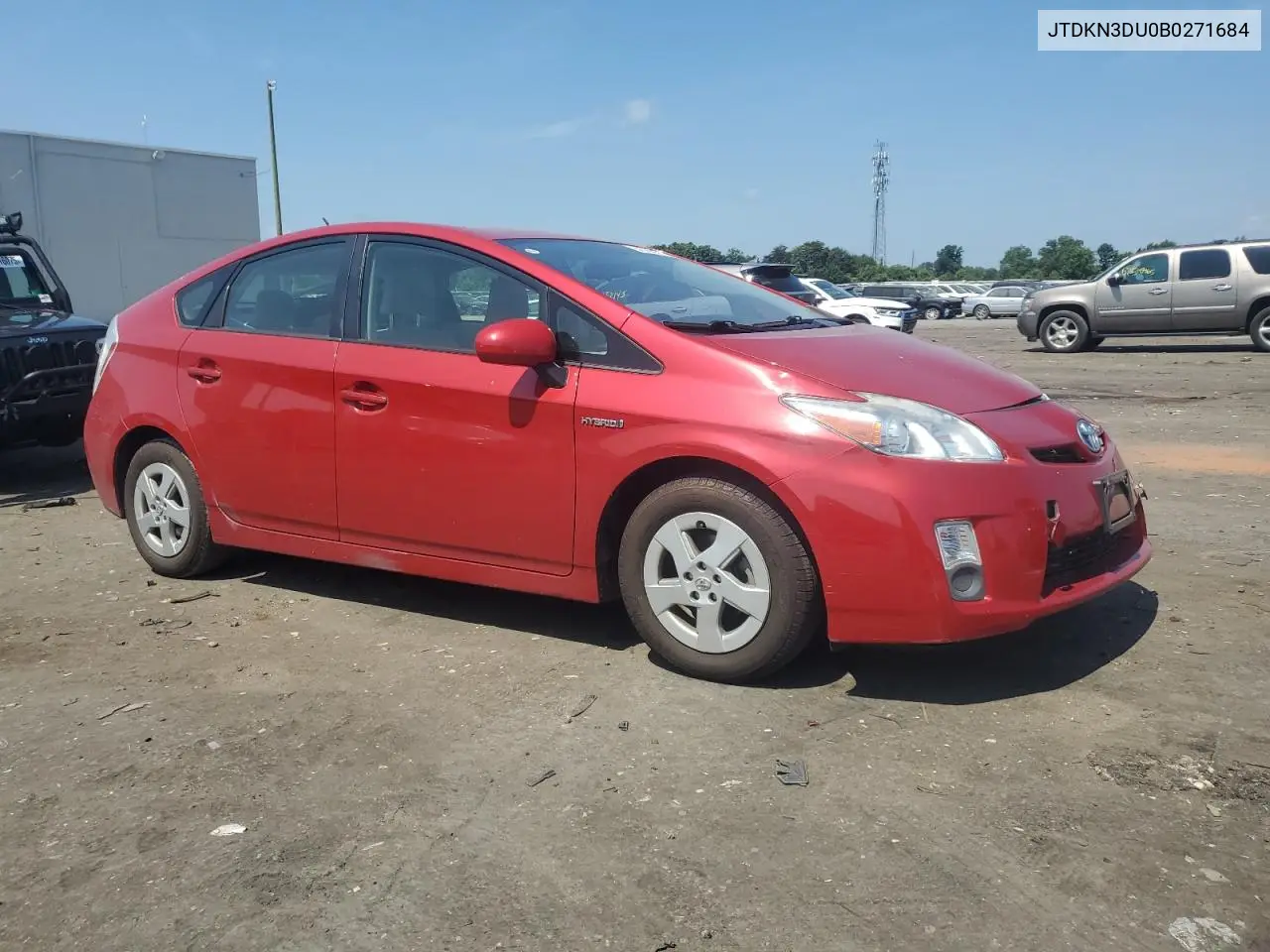2011 Toyota Prius VIN: JTDKN3DU0B0271684 Lot: 62629085