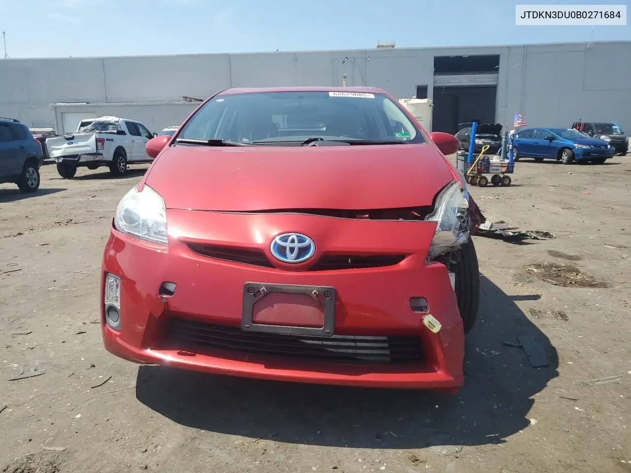 2011 Toyota Prius VIN: JTDKN3DU0B0271684 Lot: 62629085