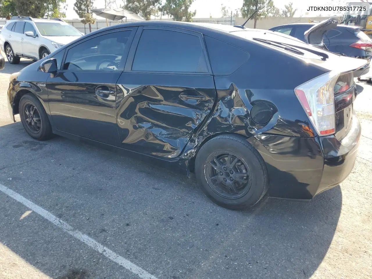 2011 Toyota Prius VIN: JTDKN3DU7B5317725 Lot: 62935455