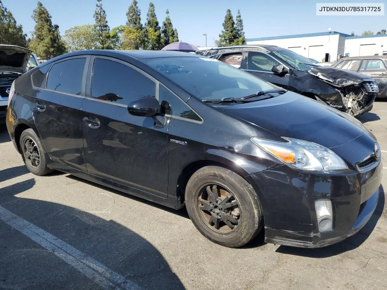 2011 Toyota Prius VIN: JTDKN3DU7B5317725 Lot: 62935455