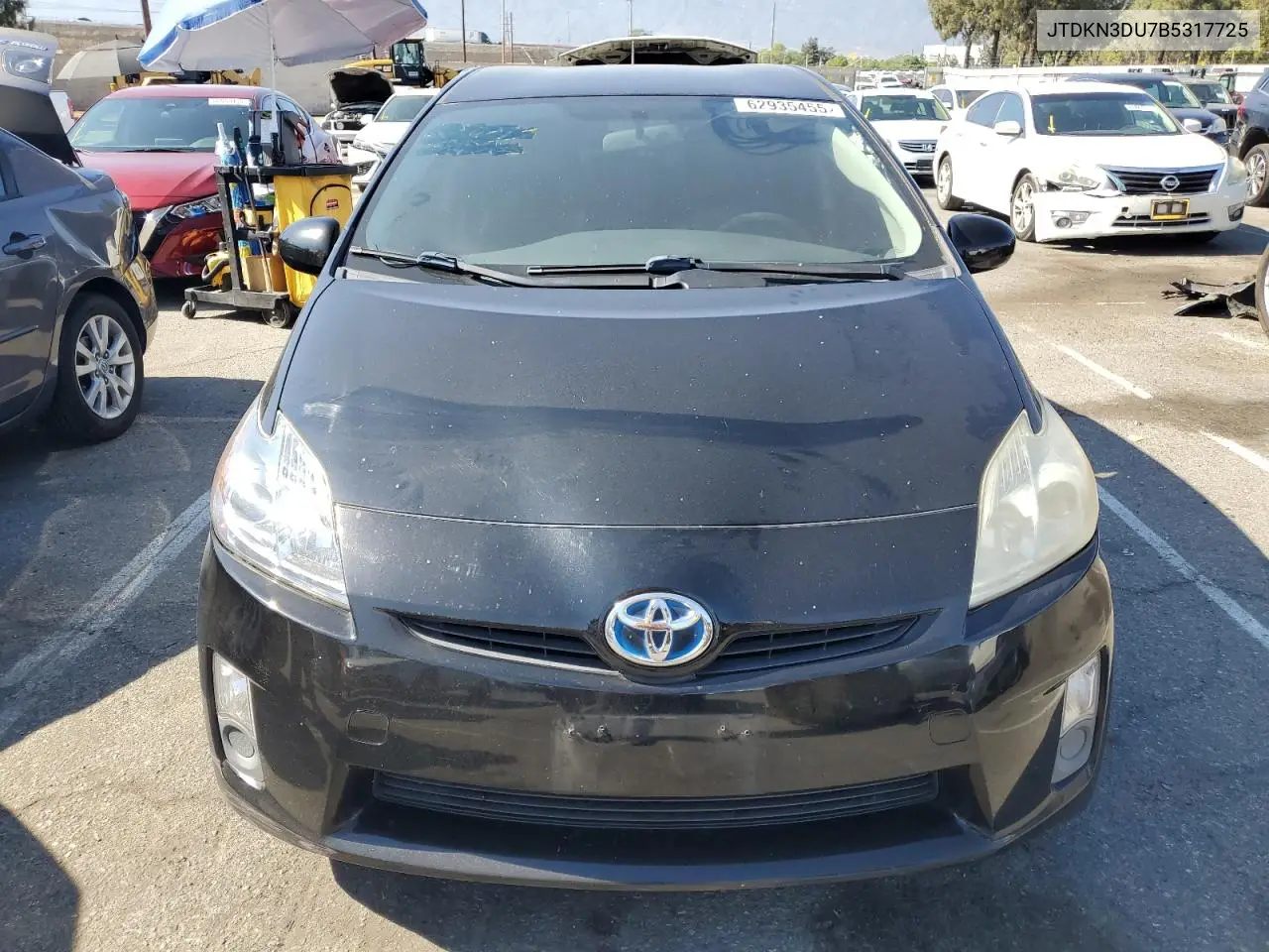 2011 Toyota Prius VIN: JTDKN3DU7B5317725 Lot: 62935455