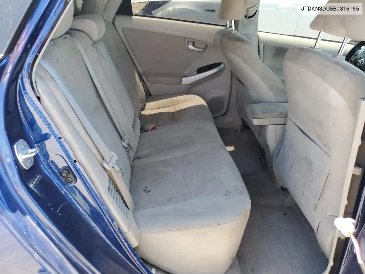 2011 Toyota Prius VIN: JTDKN3DU5B0316165 Lot: 62958485