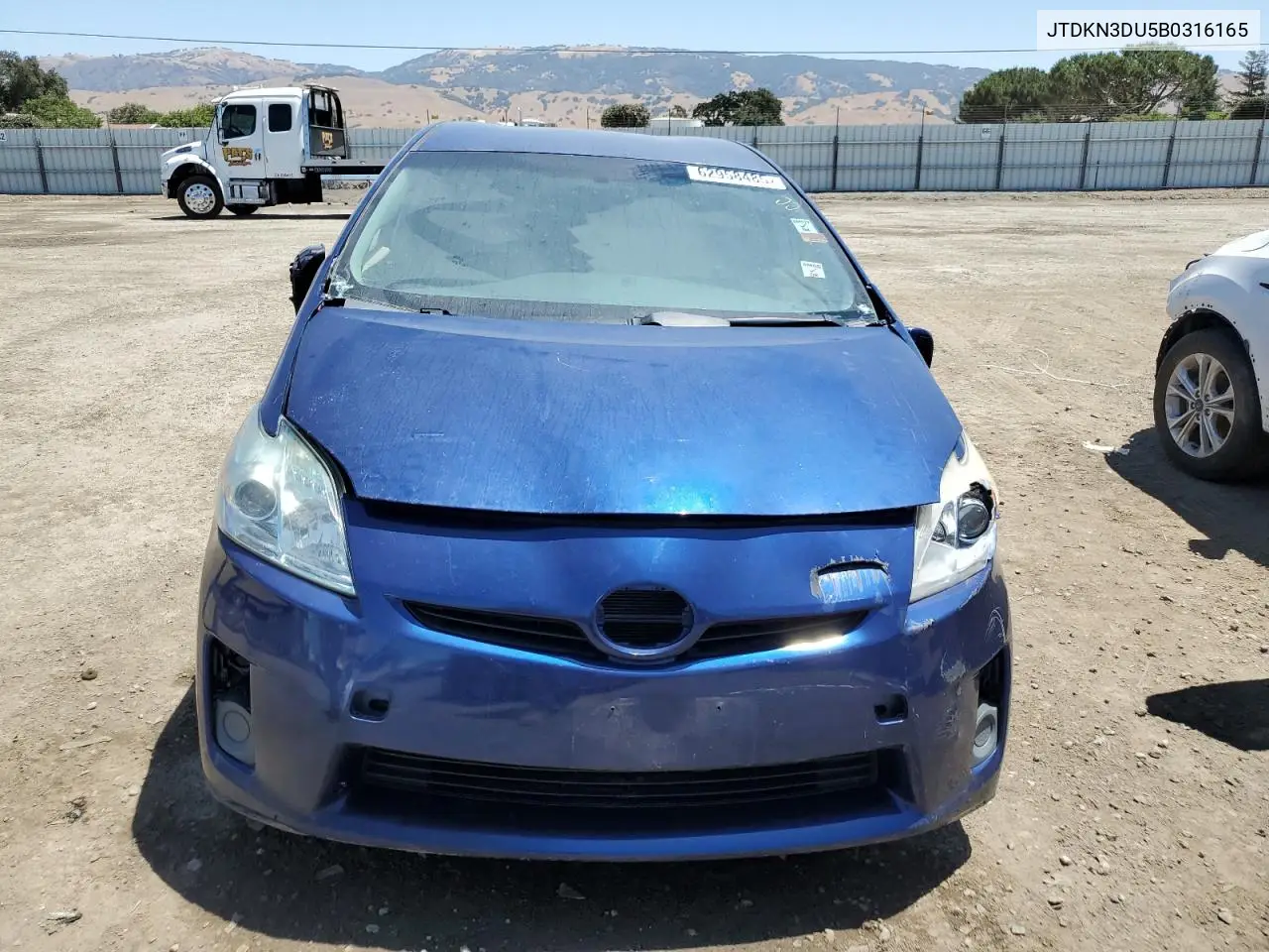 2011 Toyota Prius VIN: JTDKN3DU5B0316165 Lot: 62958485