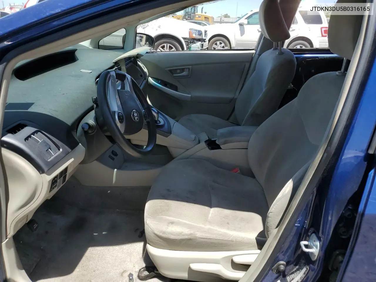 2011 Toyota Prius VIN: JTDKN3DU5B0316165 Lot: 62958485