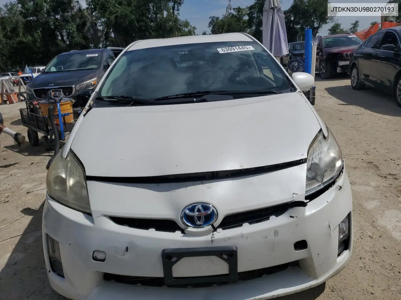 2011 Toyota Prius VIN: JTDKN3DU9B0270193 Lot: 63091445