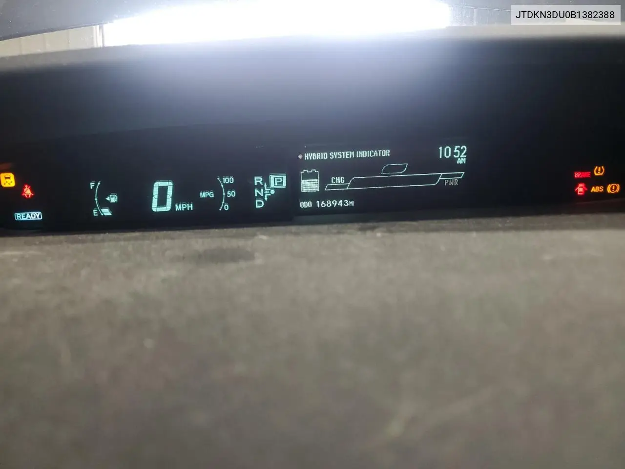 2011 Toyota Prius VIN: JTDKN3DU0B1382388 Lot: 63188705