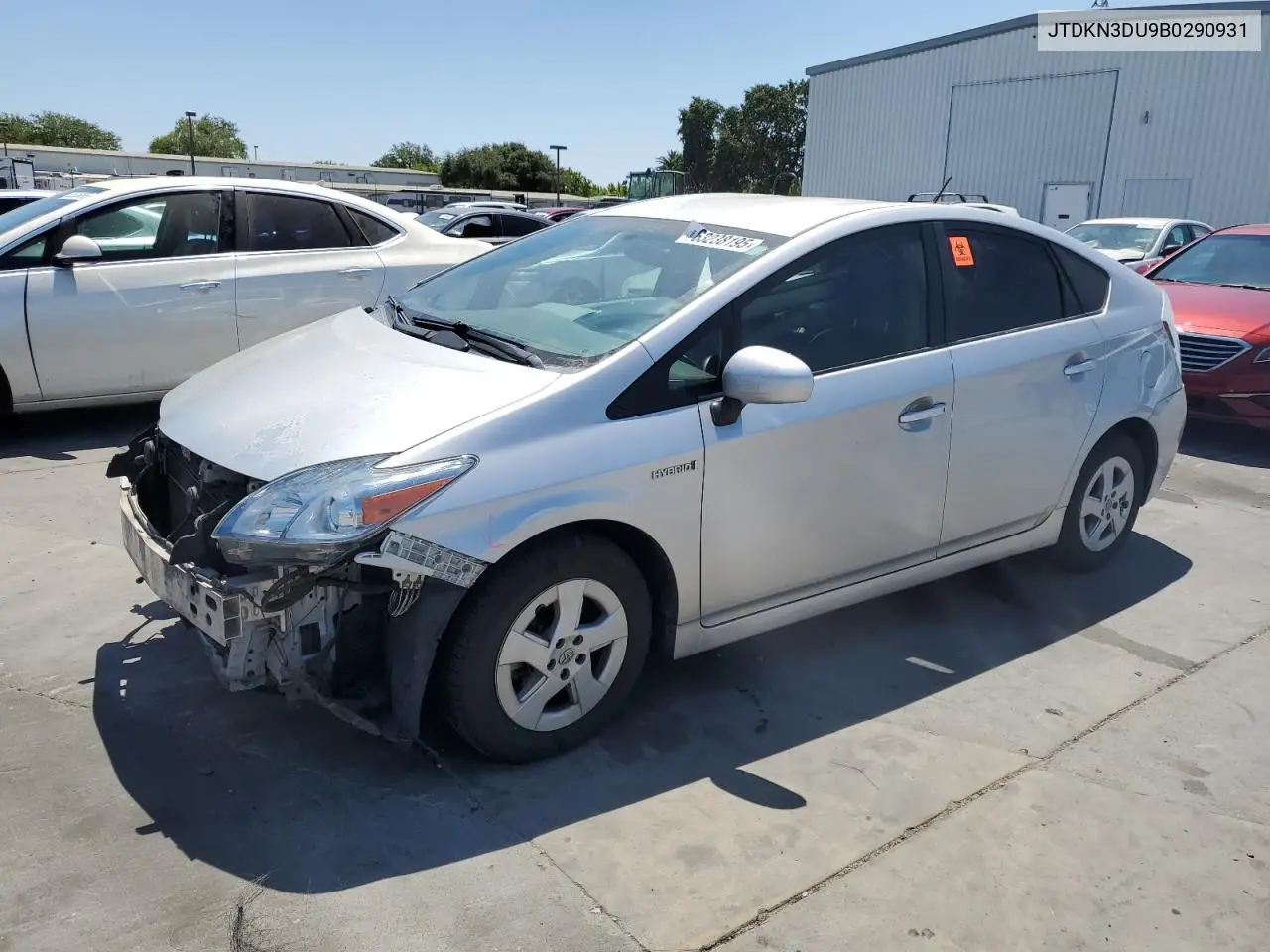 2011 Toyota Prius VIN: JTDKN3DU9B0290931 Lot: 63238195