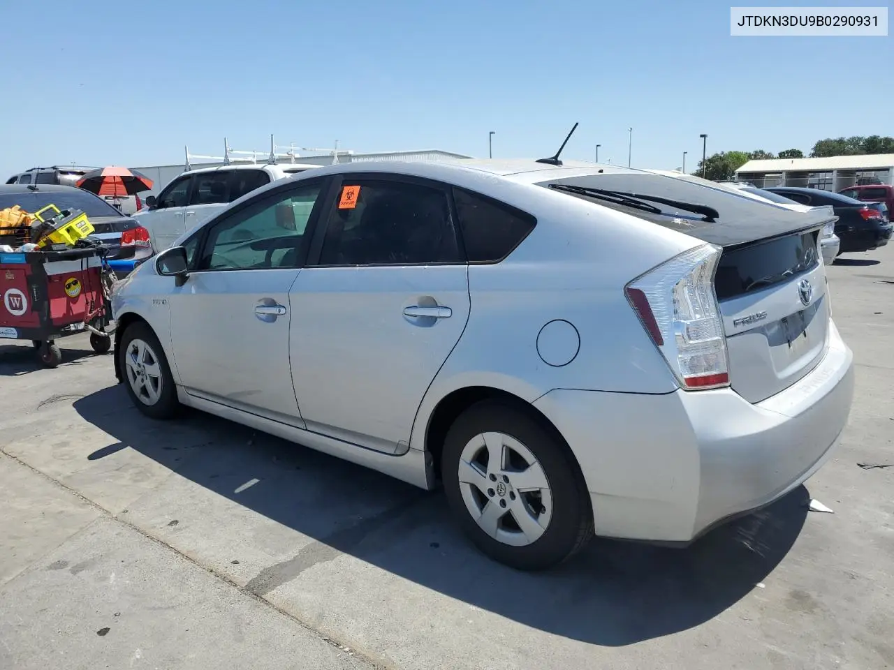 2011 Toyota Prius VIN: JTDKN3DU9B0290931 Lot: 63238195