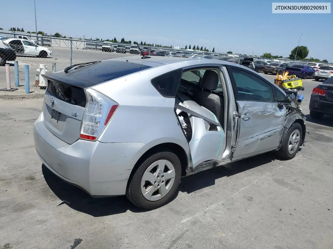 2011 Toyota Prius VIN: JTDKN3DU9B0290931 Lot: 63238195
