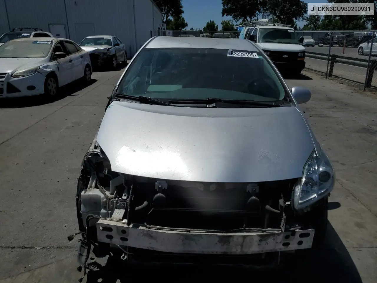 2011 Toyota Prius VIN: JTDKN3DU9B0290931 Lot: 63238195
