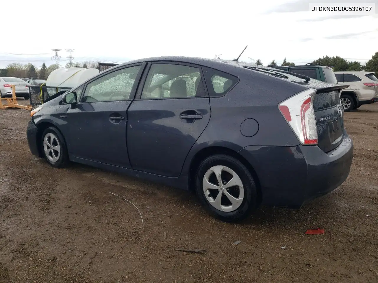 2012 Toyota Prius VIN: JTDKN3DU0C5396107 Lot: 54216015