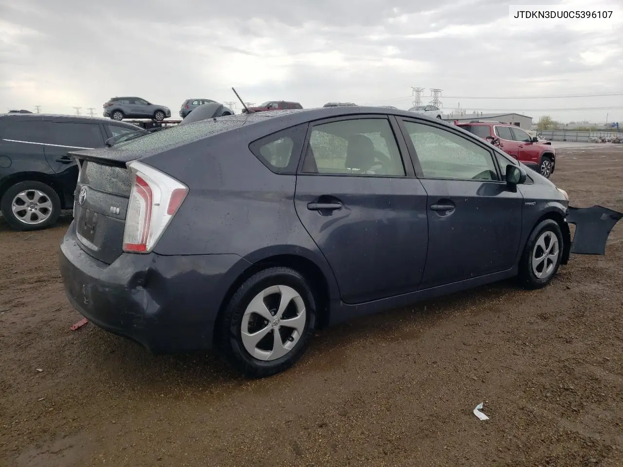 2012 Toyota Prius VIN: JTDKN3DU0C5396107 Lot: 54216015