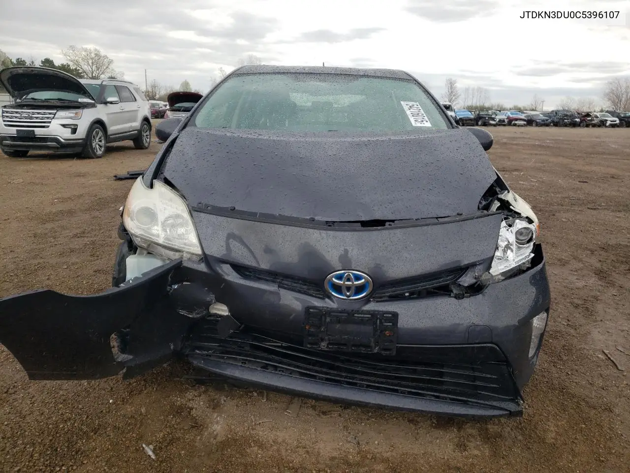 2012 Toyota Prius VIN: JTDKN3DU0C5396107 Lot: 54216015