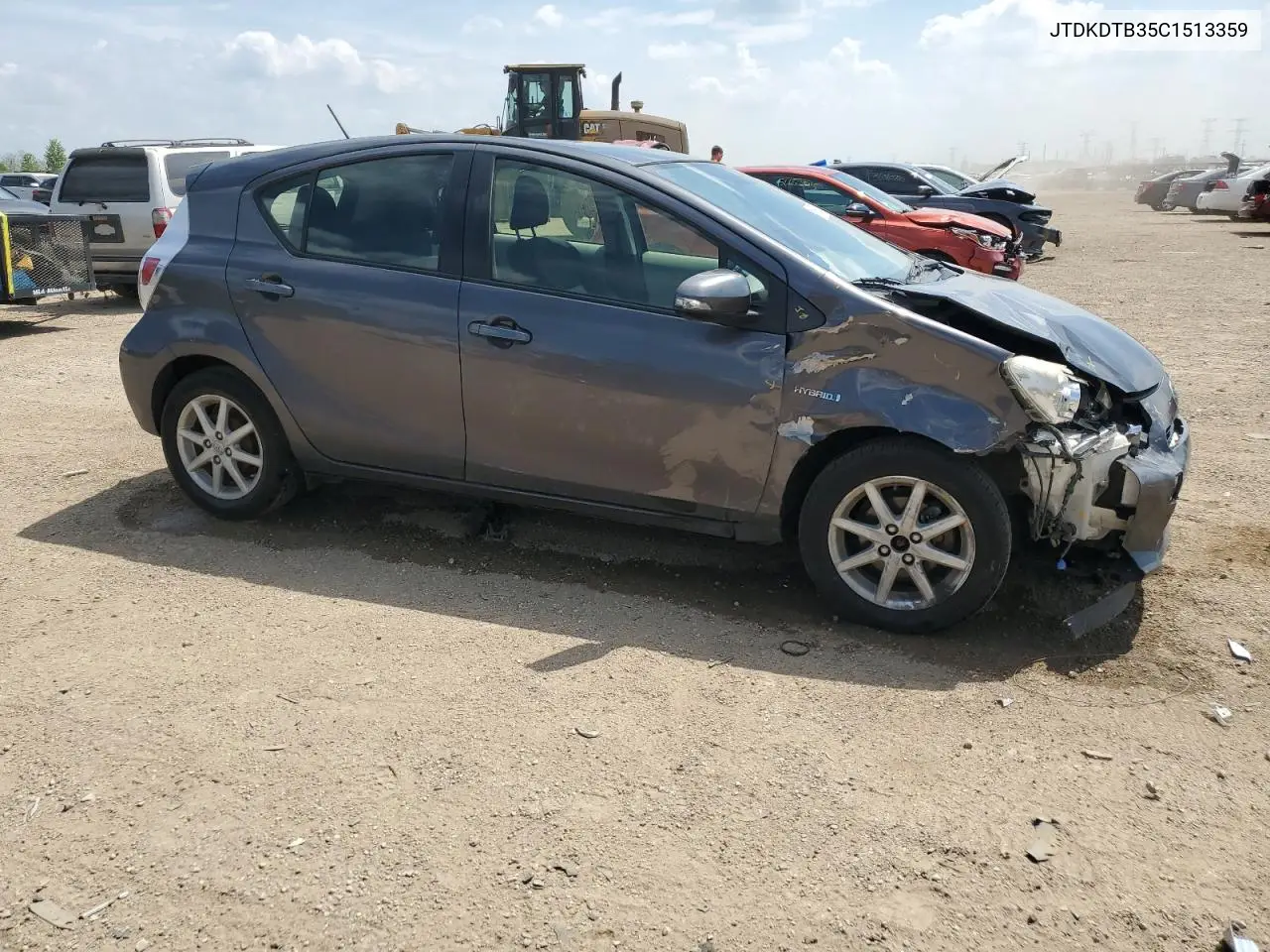 2012 Toyota Prius C VIN: JTDKDTB35C1513359 Lot: 56899855